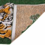 Louis De Poortere rug Pop 9388 Green On Fire back
