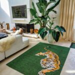 Louis De Poortere rug Pop 9388 Green On Fire interior 1